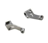 RC Steering Cup Models For Team For Losi Micro 1/36 CNC Aluminum Front Steering Knuckle Spindle Set RC Car Upgrade Accessories Replace Modify Parts(Gray)