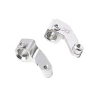 RC Steering Cup Models For Team For Losi Micro 1/36 CNC Aluminum Front Steering Knuckle Spindle Set RC Car Upgrade Accessories Replace Modify Parts(Silver)