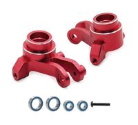 RC Steering Cup Models For Traxxas For Mini For Maxx For Xrt Metal Steering Blocks Stub Axle Carriers 10734 10751 RC Monster Truck Upgrade Parts(Red,Steering Block)