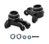RC Steering Cup Models For Traxxas For Mini For Maxx For Xrt Metal Steering Blocks Stub Axle Carriers 10734 10751 RC Monster Truck Upgrade Parts(Black,Steering Block)