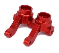 Rc Steering Cup Parts For HPI RS4 113708 RS4001 RCAWD 1/10 Steering Hub Carrier Blocks Upright Set Left Right Rc Car Parts(Red)