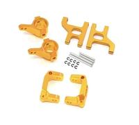 Rc Steering Cup Parts For Tamiya CC01 1/10 A45F-Metal Front Steering Cup C Hub Carrier Suspension Arm Set RC Crawler Car Upgrade Parts(Silver)