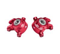 Rc Steering Cup Parts For Traxxas Jato 4X4 For VXL 1/8 GPM 7075 Aluminum Alloy Front Steering Blocks Oversize Bearing RC Car Part(Red)