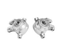 Rc Steering Cup Parts For Traxxas Jato 4X4 For VXL 1/8 GPM 7075 Aluminum Alloy Front Steering Blocks Oversize Bearing RC Car Part(Silver)