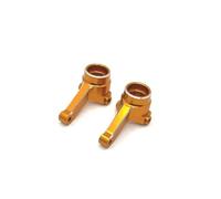 RC Steering Knuckle For LC PTG-2 OP 1/10 Metal Front Steering Cup Rc Crawler Car For Racing Truck For Buggy Parts And Accessories Upgrade Replacement Use(Yellow)