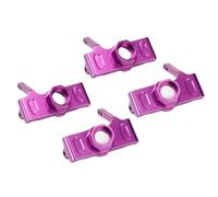 RC Steering Knuckles For HPI For Savage For Flux HP 2350 XL X 4.6 5.9 21 25 SS 4.1 3.5 1/8 Aluminum Front Rear Knuckle Arm C-HUB RC Car Accessories(Purple,4pcs)