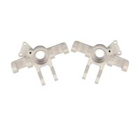 RC Steering Knuckles For Losi For Super For Baja For Rey 2.0 1/6 Metal Steering Knuckle RC Off-road Truck Upgrade Accessories Replace Modify Parts(Silver)