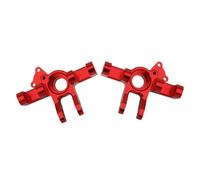 RC Steering Knuckles For Losi For Super For Baja For Rey 2.0 1/6 Metal Steering Knuckle RC Off-road Truck Upgrade Accessories Replace Modify Parts(Red)