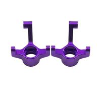 RC Steering Knuckles For Losi Micro B 2WD RTR LOS00007 1/24 Metal Aluminum Front Steering Knuckles Spindles Rc For Buggy Car Upgrades Accessories(Purple)