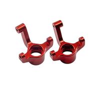 RC Steering Knuckles For Losi Micro B 2WD RTR LOS00007 1/24 Metal Aluminum Front Steering Knuckles Spindles Rc For Buggy Car Upgrades Accessories(Red)