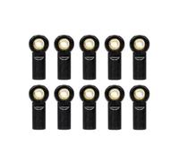 RC Steering Tie Compatible With Axial For SCX10 D90 D110 For Tamiya CC01 1/10 RC Car Crawler 10Pcs Metal M3 Link Tie Rod End Ball Joint(Black)