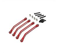 RC Steering Tie For FMS 1/24 Xiaoqi For FCX24 Metal Upgrading And Refitting CNC Process Chassis Fixed Link RC Car Parts Accessories(Red)