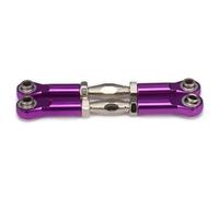 RC Steering Tie Parts For HSP M4 Thread 3mm Hole 69-80mm Long Adjustable Servo Linkage Pulling Steering Rods Arms Rc Car Parts And Accessories Upgrade Replacement(Purple)