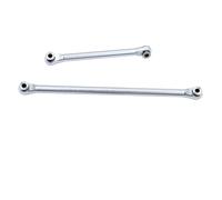 Rc Steering Tie Rod Compatible With Axial For Capra UTB18 1/18 RC Car Part Aluminum Alloy Steering Link Rod Steering Linkage Tie Rod RC Car Link Rod(Silver)