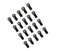 RC Steering Tie Rod Compatible With Axial For SCX10 For Traxxas For Trx4 D90 For Tamiya CC01 1/10 RC Car Crawler 20Pcs M3 Tie Rod End Ball Joint Link Ball Head