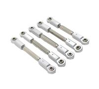 Rc Steering Tie Rod Compatible With JLB J3 For Monster 1/10 RC Trucks Car Upgrade Part Steering Link Rod Stronger Linkage Tie(White)