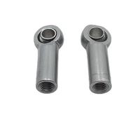 Rc Steering Tie Rod Metal Upgrade Positive Thread Reverse Thread 2PCS Length 18mm Hole 2.5mm Thickness 7mm Tie Rod Ball Buckle For RC Car Parts(Gray)