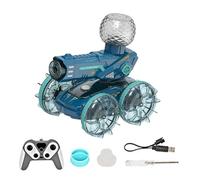 RC Stunt Car - Remote Control Car | RC Racing Toys On Land And Water | Remote Controlled Car With Adjustable Speed With LED And Water Sprayer For Crawling Rocks On The Beach, Andar