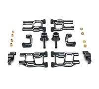 RC Swing Arm For LC PTG-2 PTG-2R 1/10 Metal For Swing Arm Steering Cup Rear Wheel Cup C For Seat RC Model Crawler Car For Buggy For Racing Upgrade Parts(Black)