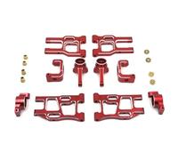 RC Swing Arm For LC PTG-2 PTG-2R 1/10 Metal For Swing Arm Steering Cup Rear Wheel Cup C For Seat RC Model Crawler Car For Buggy For Racing Upgrade Parts(Red)