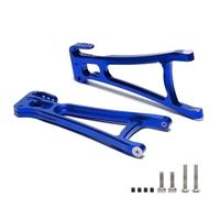 RC Swing Arm For Traxxas For E-Revo ERevo 2.0 For VXL 86086-4 1/10 2PCS Alloy Front Rear Upper Lower Suspension Arms RC Car Parts(Blue,Front Upper)
