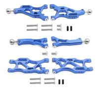 RC Swing Arm Part For Arrma 1/7 For Limitless For Infraction For Typhon 6S 1/8 Metal Front And Rear Suspension Arm Kit Rc Car Repair Modify Parts(Blue)