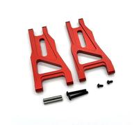 RC Swing Arm Part For Tamiya Denetsu For Fighter For Nxgen DT04 58741 DT03 58587 58628 1/10 Aluminum Front Lower Control Arm RC Car Repair Parts(Red)