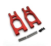 RC Swing Arm Part For Tamiya Denetsu For Fighter For Nxgen DT04 58741 DT03 58587 58628 1/10 Metal Front Upper For Swing Arm RC Car Repair Modify Parts(Red)