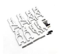RC Swing Arm Part For Tamiya Denko For Fighter For Nxgen DT04 58741 DT03 58587 58628 1/10 Front Back For Up Down For Swing Arms RC Car Repair Parts(Silver)