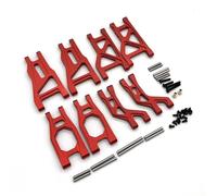 Rc Swing Arms For Tamiya Denko For Fighter For Nxgen DT04 58741 DT03 58587 58628 1/10 Metal Front Back For Up Down For Swing Arms RC Car Parts(Red)