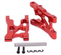 Rc Swing Arms For Wltoys 12428 12423 0004 FY01/02/03/04/05 Monster 1/12 Alloy Front Lower Suspension A-Arm Rc Model Car Short Course Repair Parts(Red)
