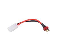 RC T Head Adapter Premium Copper Durable Small Lightweight Portable Soft Corrosion Resistance RC Battery Charger Adapter for Remote Control Car Airplane Ship Models Plastic Rubber