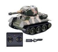 RC Tank, Educational Battle Vehicle Toy, Mini Interactive Remote Control Tank, Strong Rechargeable Design, for STEM Learning Activities, Boys Girls, Indoor Playroom, Bedroom, Living Room Fun