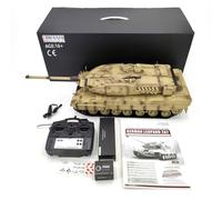 RC Tank for Adults, 1/16 Scale German Leopard 2A7 Remote Control Tank with Smoke & Sound Effects, BB Shooting, Realistic Military Battle Vehicle for Adults & Collectors
