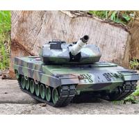 RC Tank Heng Long 1:16 Scale Leopard BB Firing Smoke sound Metal Suspension V7 U