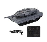 RC Tank, Realistic Tanks Usage, 13.5x5.5x4.5cm, Remote Control Tank Car, RC Battle Vehicle, 360 Degree Rotation Feature, For Kids Adults Boys Girls Outdoor Play Racing
