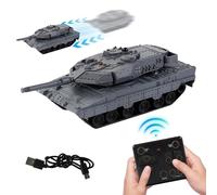 RC Tank - Remote Control Battle Vehicle | Rechargeable Army Tank With 360° Rotating Turret, Realistic Sound &, Hobby Combat Model, Toy War Machine For Kids And Adults Army Simulation