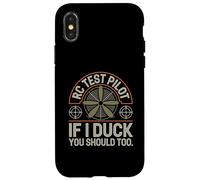 RC Test Pilot If I Duck You Should Too Funny RC Plane Case for iPhone X/XS