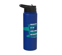 RC Test Pilot Model Plane Pilot Model Flight Stainless Steel Insulated Water Bottle