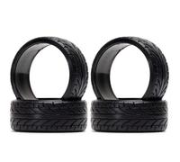 RC Tire Set Compatible With HSP For Traxxas For RedCat For SAKURA For Tamiya For HPI 1/10 RC Car Part 4Pcs 63mm Hard Pattern Plastic Drift Tyres Tires