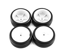 RC Tire Set Compatible With Tamiya For TT01 For TT02 XV01 TA06 PTG-2 For HSP For HPI 1/10 RC On Road Cars Parts Hot Melt Tires Wheel Tyre