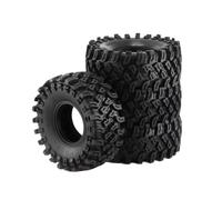 RC Tire Set For Axial For SCX10 Pro For Wraith For Capra RR10 For Traxxas For TRX4 YK4082 1/10 4pcs 135mm 2. Inch Rubber Tire Wheel Tyre RC Car Parts