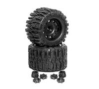 RC Tires For Sledge For Arrma For Outcast For Tamiya For HSP 1/7 1/8 2pcs 170mm Tire With 12mm 14mm 17mm Wheel Hex RC Car Accessory Upgrades Replacement