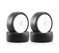 RC Tires For Tamiya 035M 4PCS 1/10 Tyre Wheel RC Tracked Vehicles Off-road For Racing Parts Accessories And Upgrades Replacement And Repair