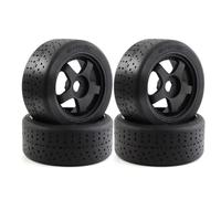 RC Tires Hub Wheel For Arrma For Infraction For Felony For Limitless 1/7 5-Spoke 100x42mm 42/100 Tire Tyre 17mm Wheel Hex RC Car Upgrade Parts Accessories(Black)