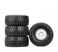 RC Tires Hub Wheel For ARRMA For Mojave 1/7 Off-Road Tires Wheels 4PCS 135 * 59mm 17mm Adapter RC Model Car Short Haul Truck Accessories(White,B)