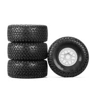 RC Tires Hub Wheel For ARRMA For Mojave 1/7 Off-Road Tires Wheels 4PCS 135 * 59mm 17mm Adapter RC Model Car Short Haul Truck Accessories(White,A)