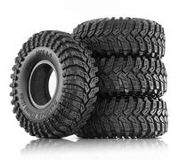 RC Tires Hub Wheel For Axial For Capra AXI03004 1/10 RC Monster Truck 1.9" Beadlock Wheel Tires With Foam Insert Performance Off-Road Upgrade Parts