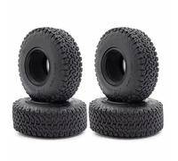 RC Tires Hub Wheel For Axial For SCX10 90046 For SCX10 III AXI03007 For Tamiya CC01 D90 Y8 1/10 Tires 1.9inch 4Pcs Rubber Tyre Set Wheel Tires RC Crawler