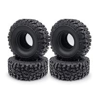 RC Tires Hub Wheel For Axial For SCX10 90046 For Wraith For TRX-4 1/10 4PCS 140mm 2.2 Inch Beadlock Rubber Wheel Tires RC Crawler Car Upgrade Parts
